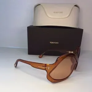 ? - New Authentic Tom Ford Brown Oversized Ladies Sunglasses FT0903 48E 68. Tom Ford | Accessories | New Authentic Tom Ford Brown  main image 4